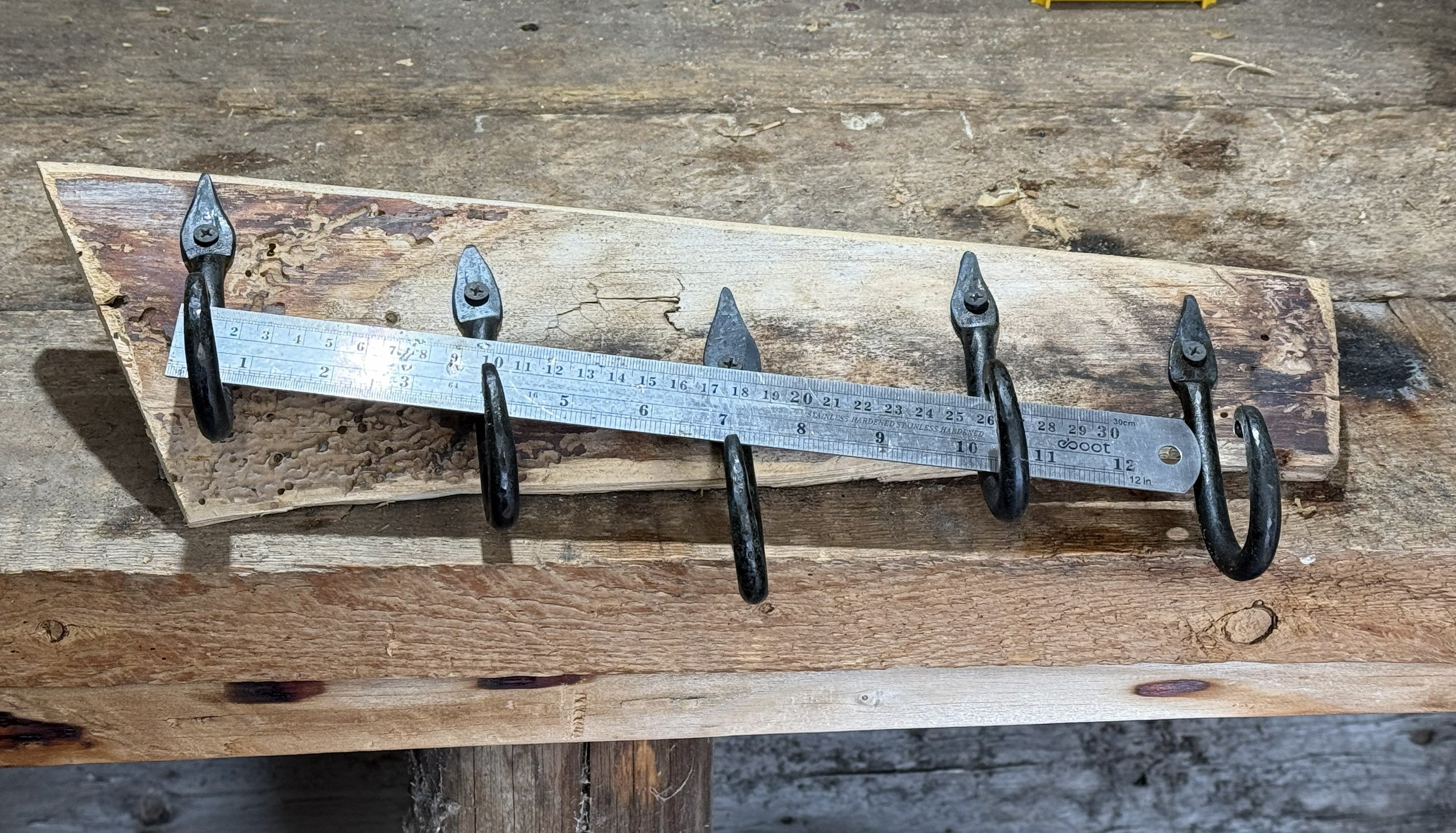 Rustic coat rack