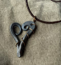wire wrapped forged steel heart